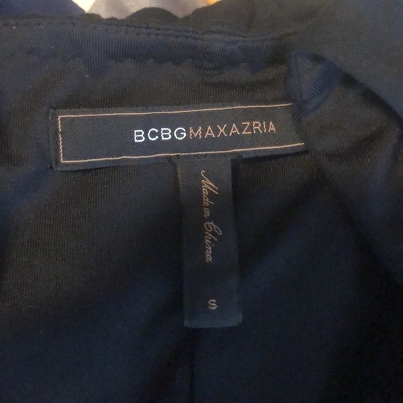 BCBG Maxazria Black Slouch Dress S Pockets - Picture 7 of 8